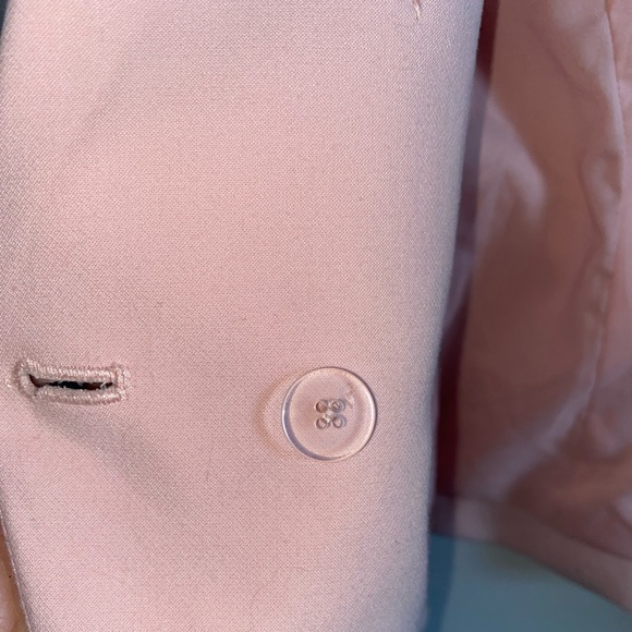 WHBM Light Pink Double Breasted Blazer - Picture 9 of 12